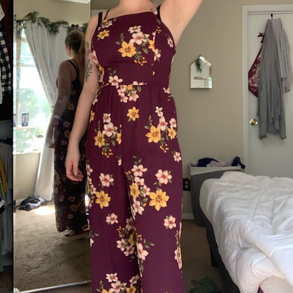 Target maroon jumpsuit